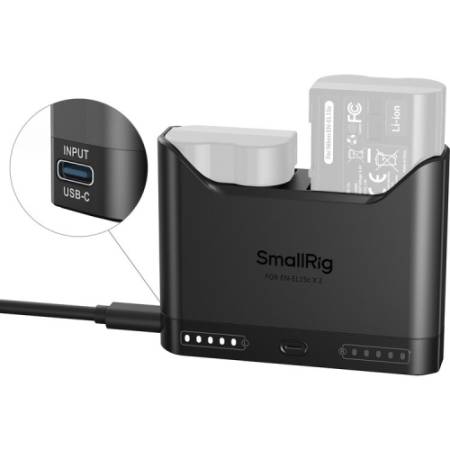 SmallRig 5491 - dwukanałowa ładowarka do akumulatorów Nikon EN-EL15c
